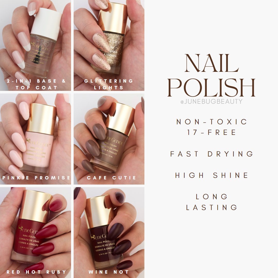 Sengence nail polish hotsell and topcoats