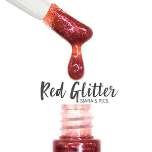 Red Glitter Gloss